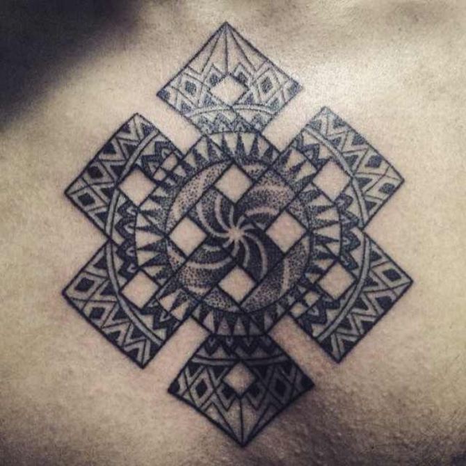  Buddhist Endless Knot Tattoo - 30+ Knot Tattoos <3 <3