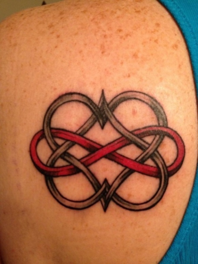  Double Heart Infinity Tattoo - 30+ Knot Tattoos <3 <3