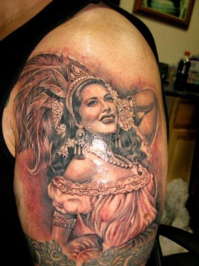 Mexican Women Tattoo - Mexican Tattoos <3 <3