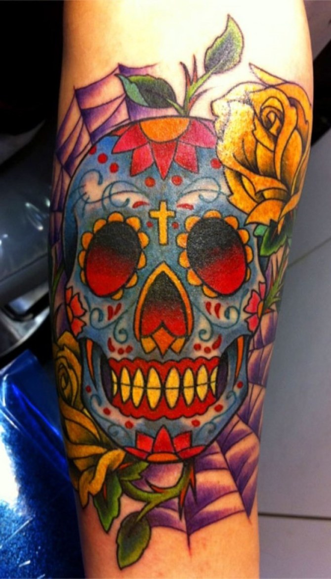 Tattoo Mexican Skull - Mexican Tattoos <3 <3