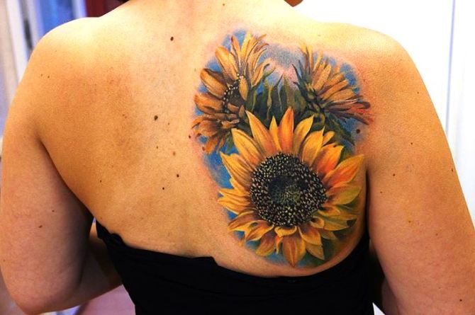 Tattoo Sunflower - 20 Sunflower Tattoos <3 <3