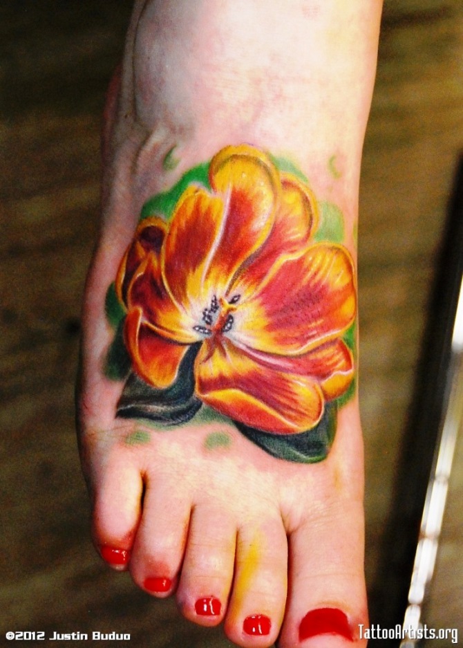  Tulip Tattoo Pictures - Tulip Tattoos 