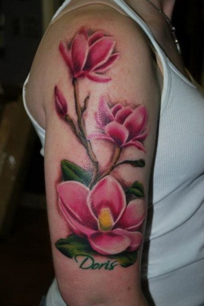  Magnolia Flower Tattoo Drawing - 20+ Magnolia Tattoos <3 <3