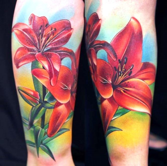 3d Lily Tattoos - 20+ Lily Tattoos <3 <3