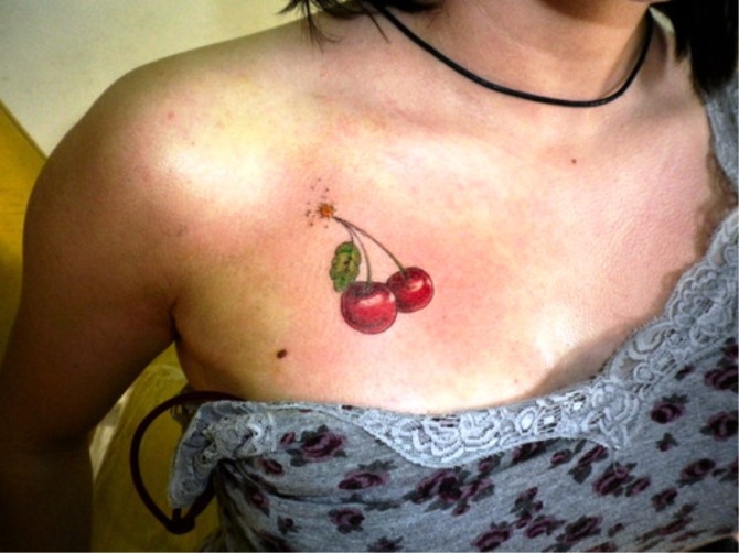  Cherry Tattoo - Cherry Tattoos