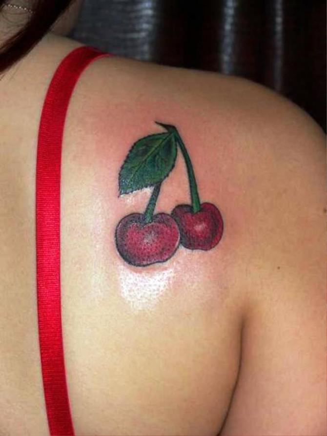  Cherry Tattoo Designs - Cherry Tattoos