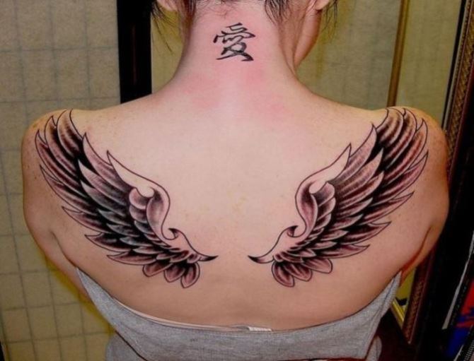 Tattoo Wings on Back - 20+ Wings Tattoos <3 <3