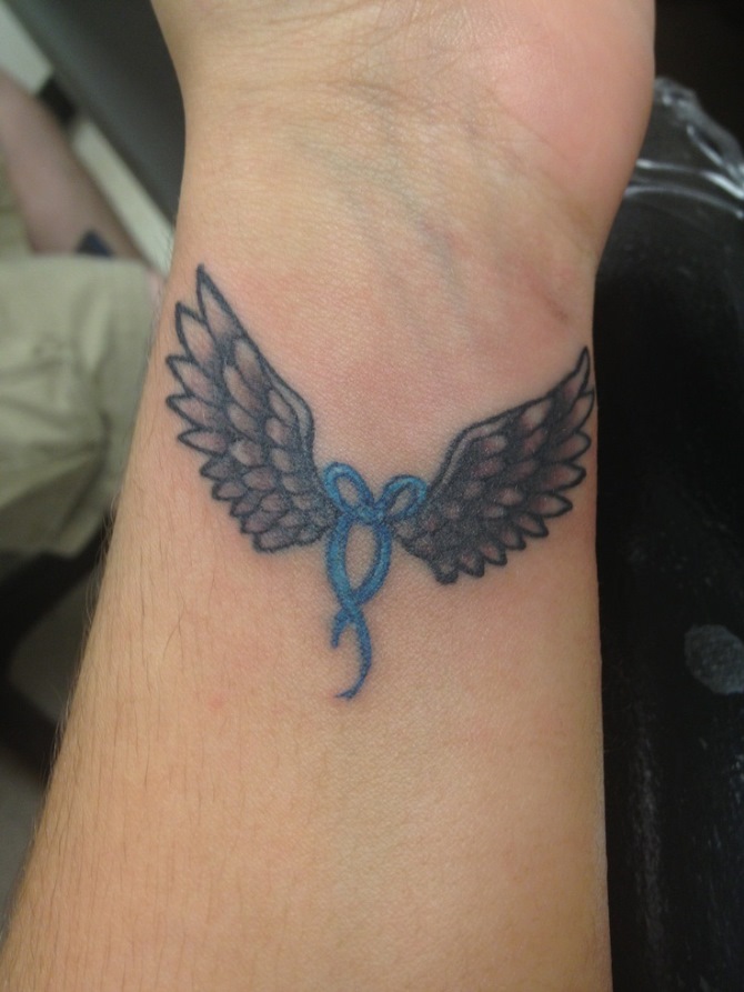 Angel Wings Tattoo on Wrist - 20+ Wings Tattoos <3 <3