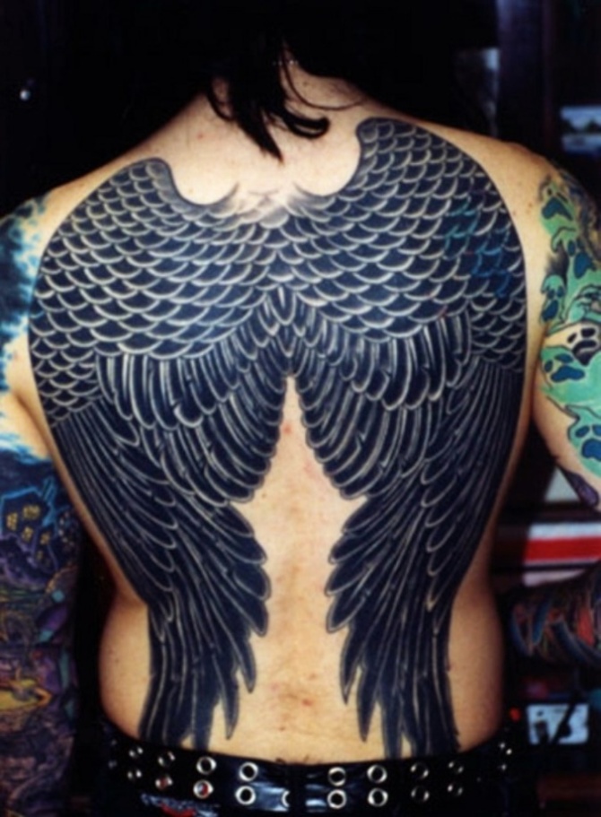 Black Wings Tattoo - 20+ Wings Tattoos <3 <3