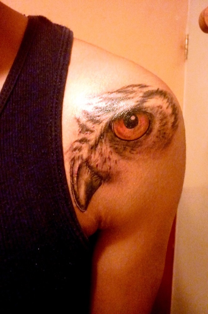 Tattoo Eye of Owl - Eagle Tattoos <3 <3