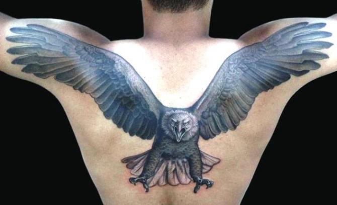 Eagle Tattoo on Back - Eagle Tattoos <3 <3