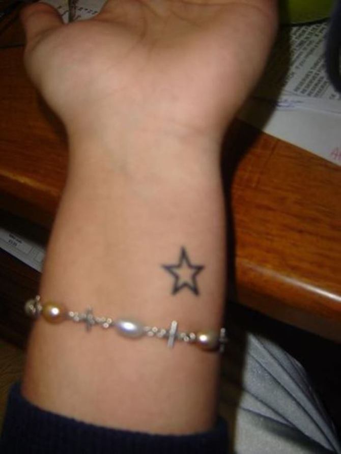  Star Tattoo on Wrist - 20+ Star Tattoos <3 <3