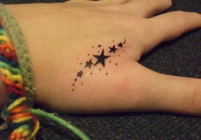  Star Tattoo on Hand - 20+ Star Tattoos <3 <3