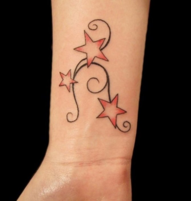  Tattoo on Arm Designs for Girls - 20+ Star Tattoos <3 <3