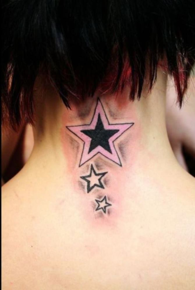  Star Tattoo Designs Neck - 20+ Star Tattoos <3 <3