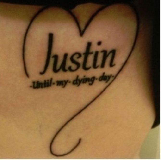 Tattoo of Boyfriends Name - 40+ Heart Tattoos <3 <3