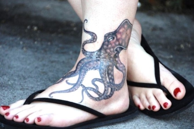 Octopus Tattoo Leg - 30 Octopus Tattoos <3 <3