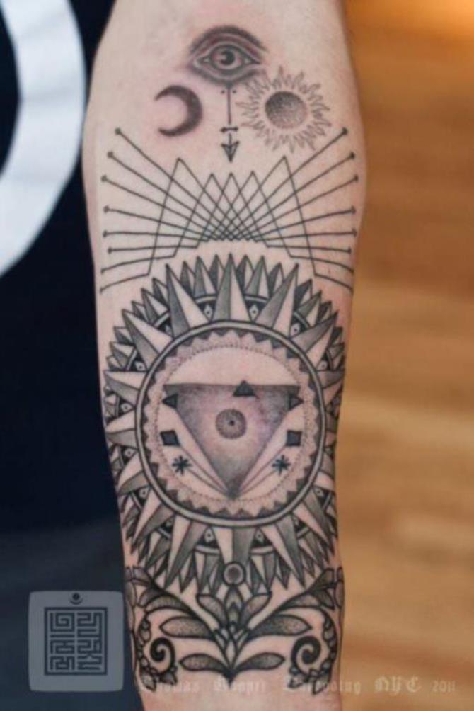  Geometry Tattoo - Sacred Geometry Tattoos