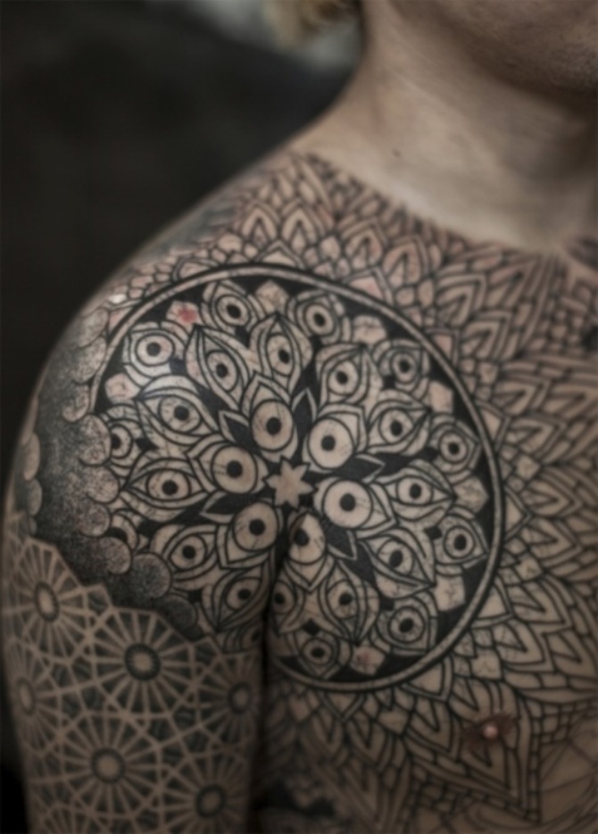 Tattoo Style Blekvork - Sacred Geometry Tattoos
