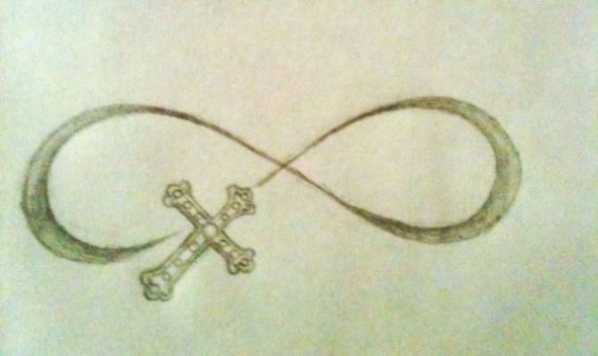  Infinity Tattoo with Cross - 20+ Infinity Tattoos <3 <3