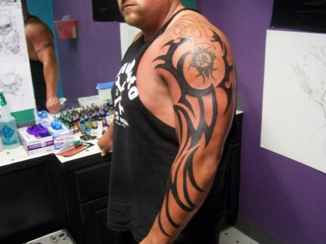 Tribal Sleeve Tattoo Designs - 40+ Tribal Sleeve Tattoos <3 <3