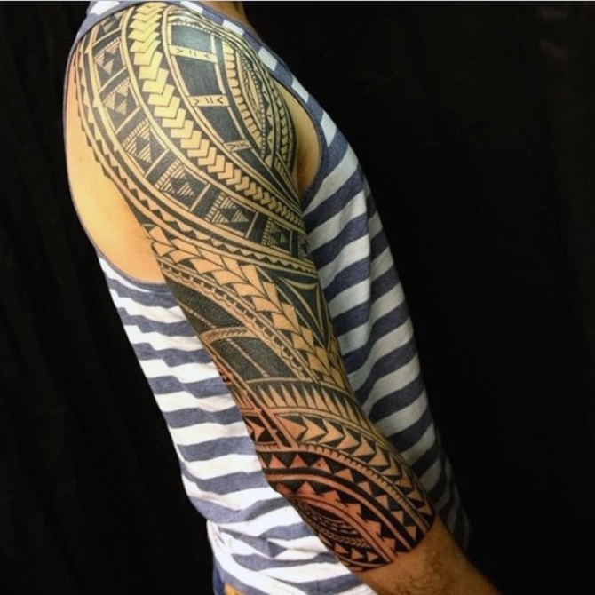 Arm Sleeve Tattoo Ideas - 40+ Tribal Sleeve Tattoos <3 <3