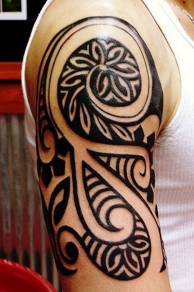 Tattoo Arm Designs for Men - 40+ Tribal Sleeve Tattoos <3 <3