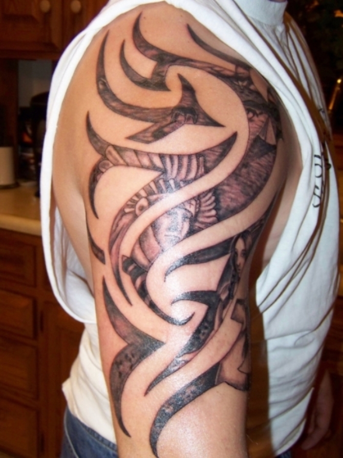  Native American Tribal Tattoo - 40+ Tribal Sleeve Tattoos <3 <3