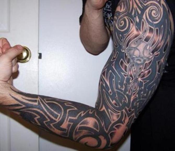Tattoo Sleeve - 40+ Tribal Sleeve Tattoos <3 <3