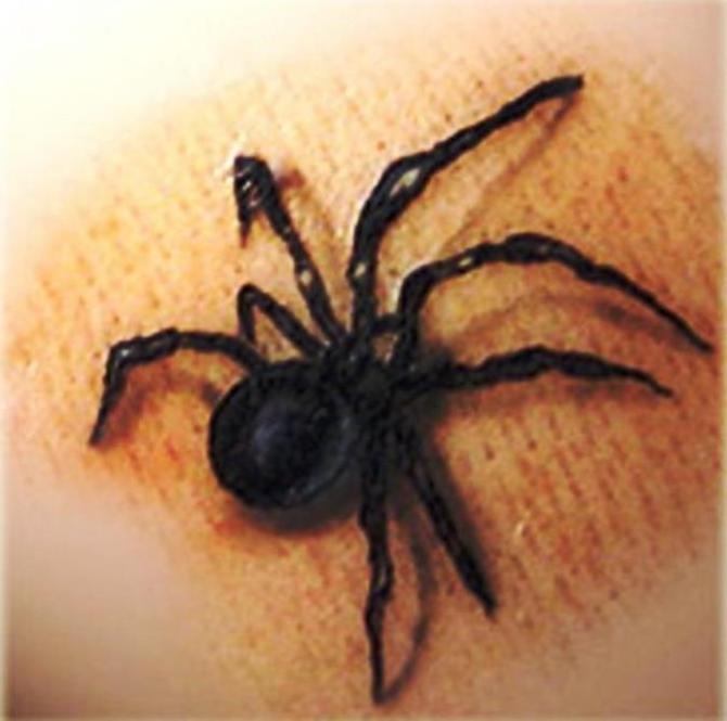 Black Spider Tattoo - Spider Tattoos <3 <3
