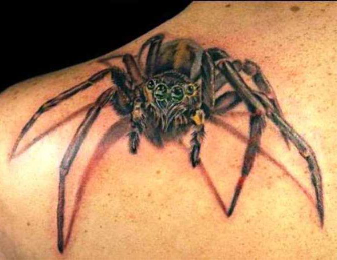 Spider Tattoo on Shoulder - Spider Tattoos <3 <3