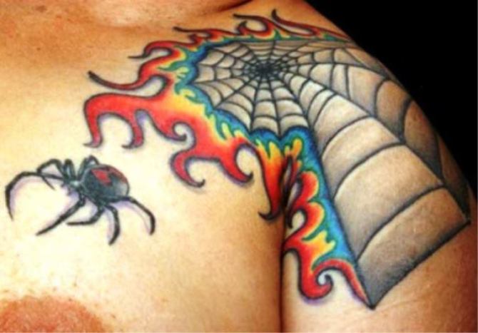 Spider Tattoo Meaning - Spider Tattoos <3 <3