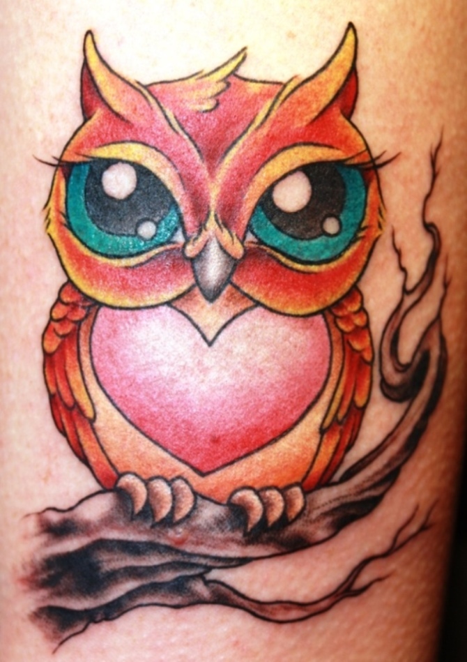  Cartoon Owl Tattoo Designs - Owl Tattoos <3 <3