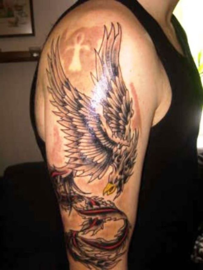 Phoenix Male Arm Tattoo - Phoenix Tattoos <3 <3