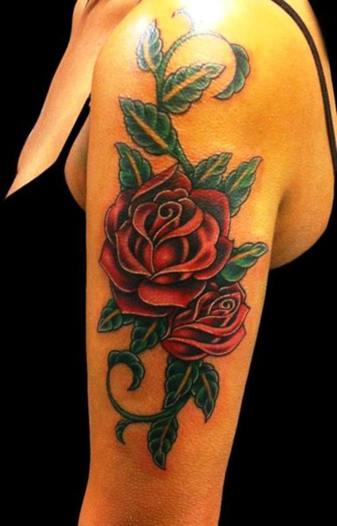  Rose Tattoos on Arm - Rose Tattoos <3 <3