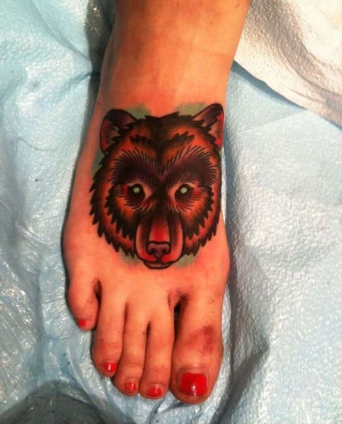  Traditional Grizzly Bear Tattoo - Bear Tattoos <3 <3