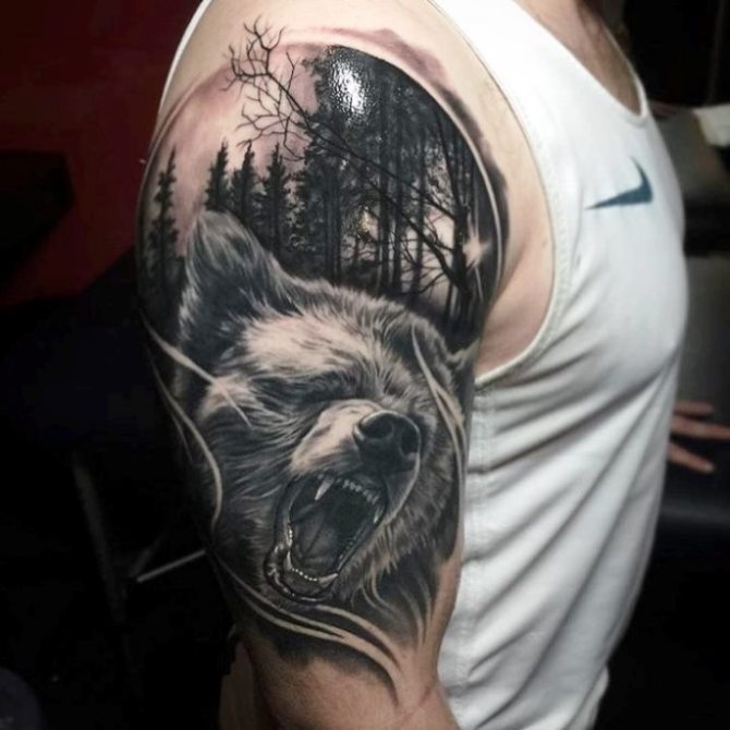 Bear Tattoo - Bear Tattoos <3 <3