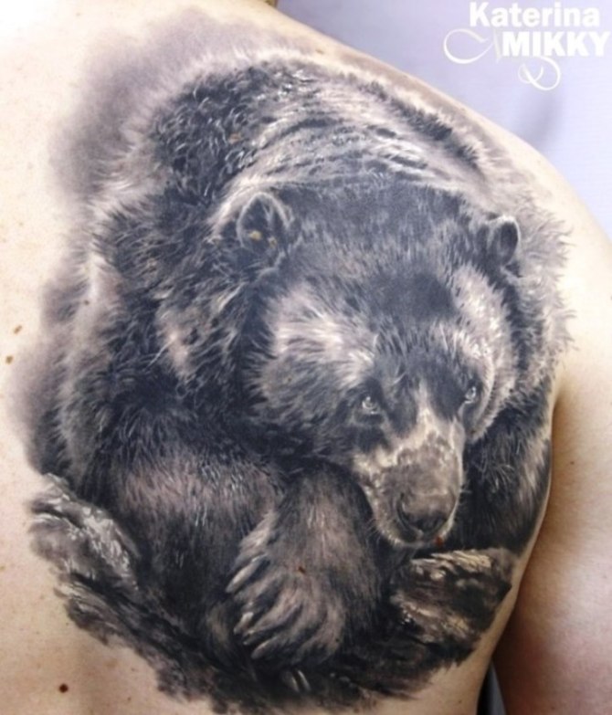 Bear Tattoo on Shoulder - Bear Tattoos <3 <3