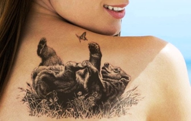 Bear Tattoo - Bear Tattoos <3 <3