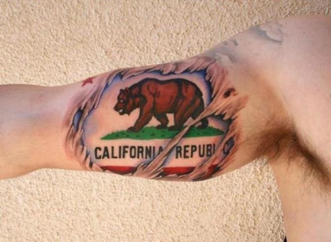 California Tattoo Designs - Bear Tattoos <3 <3