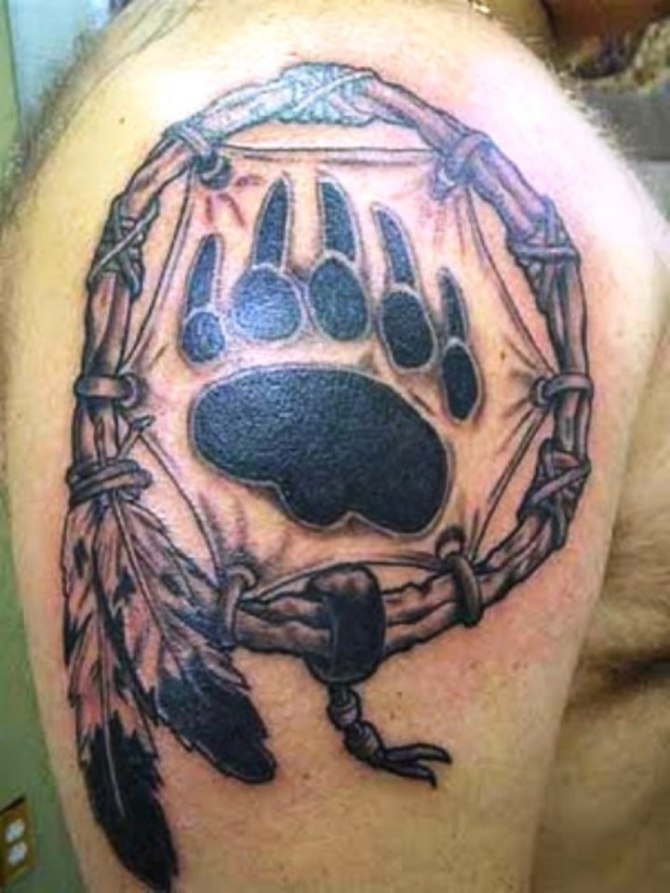 Native American Bear Tattoo - Bear Tattoos <3 <3
