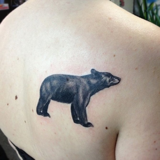 Simple Bear Tattoo - Bear Tattoos <3 <3