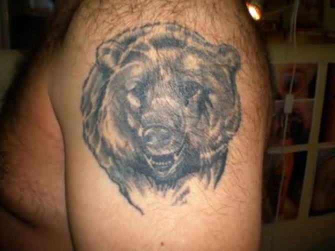 Bear Tattoo Shoulder - Bear Tattoos <3 <3