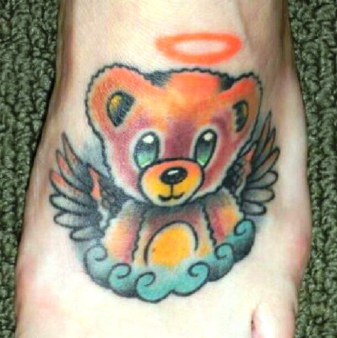 Cute Teddy Bear Tattoo - Bear Tattoos <3 <3