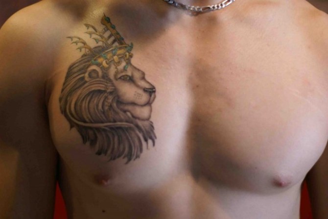 Lion with Crown Tattoo - Lion Tattoos <3 <3