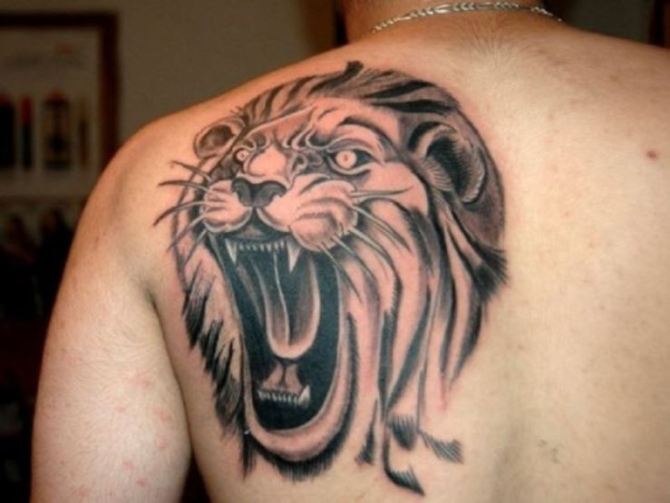  Lion Tattoos on Back - Lion Tattoos <3 <3