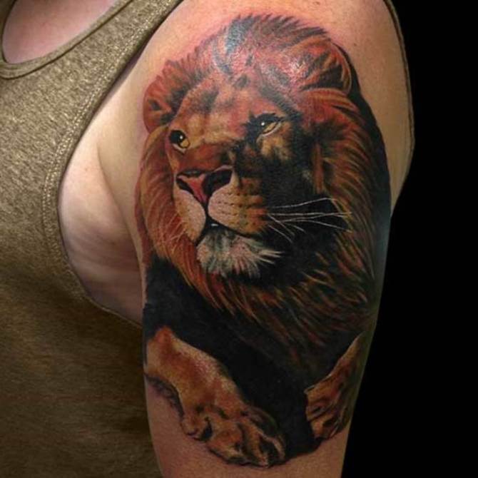 Lion Head Tattoo Designs - Lion Tattoos <3 <3