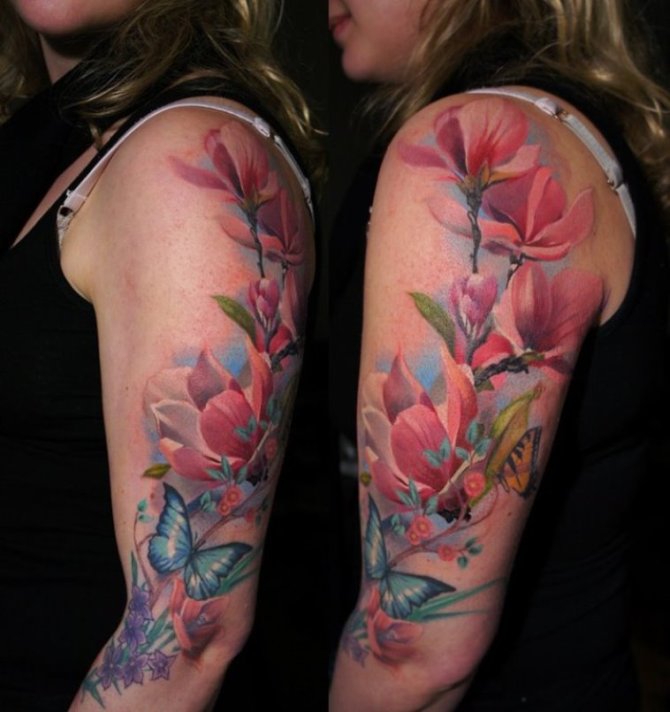 Magnolia Sketch Tattoo - 20+ Magnolia Tattoos <3 <3