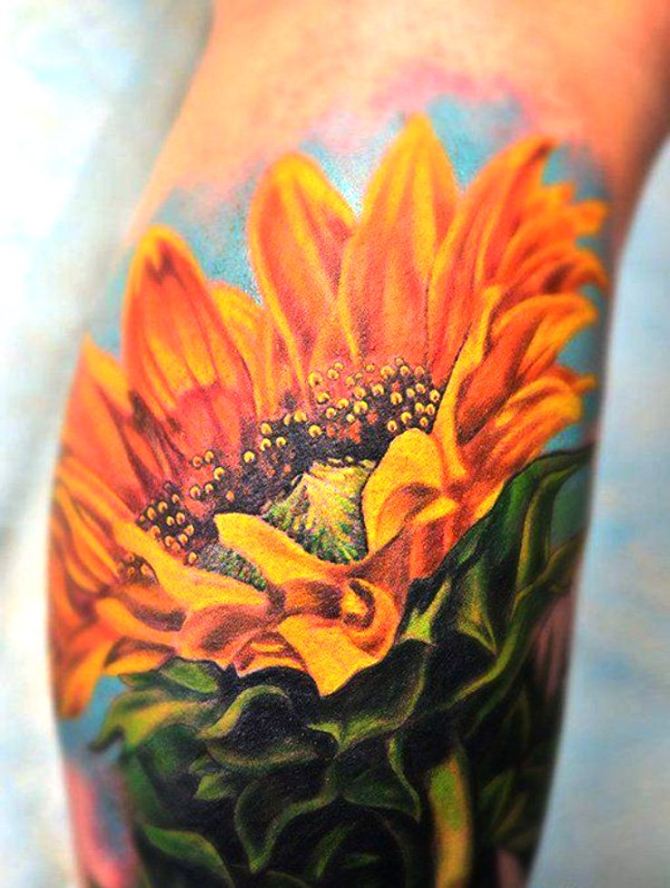 Sunflower Tattoo - 20 Sunflower Tattoos <3 <3