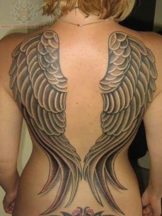 Angel Wings Tattoo - 20+ Wings Tattoos <3 <3